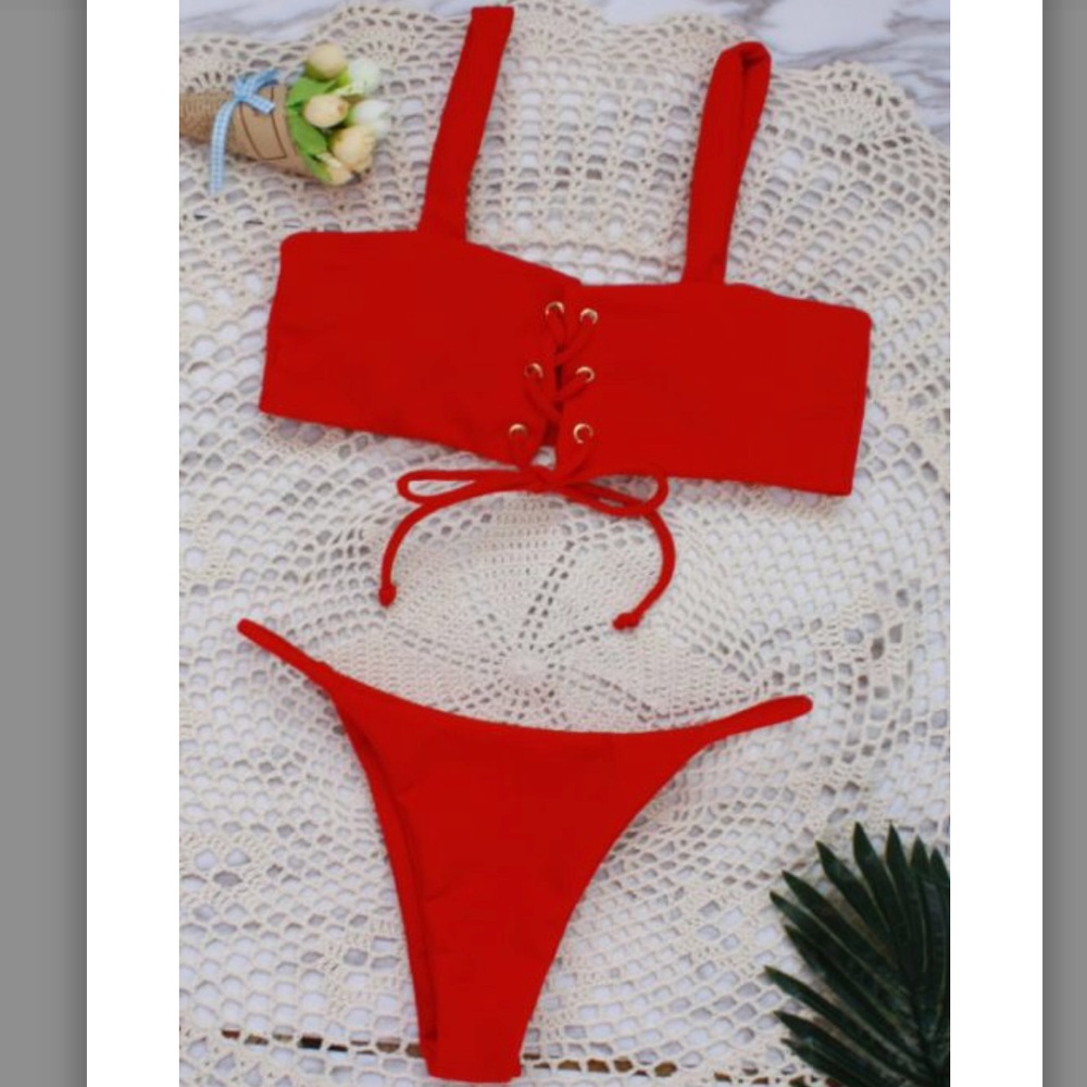 Red bikini
